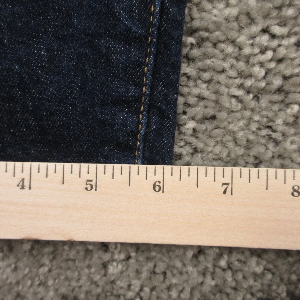 Levis Jeans Mens 34x32 Blue 512 Slim Tapered  Premium Dark Wash Fade Denim Pants